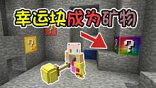 当20多种幸运块成为了矿物?矿洞会变成什么样子 我的世界