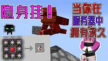 我在服务器Bug永久隐身？我会干什么呢...我的世界神器服务器