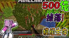 如果我的世界所有掉落物都是500倍！会发生什么模组生存 P2