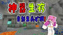 这竟然是自然生成的矿洞？我的妈啊 我的世界【神器生存】