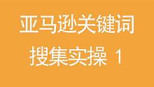 亚马逊产品关键词搜集整理方法实操-利用前台搜索框