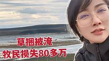 内蒙草原发大水，牧民损失80多万，上万亩草场被水淹