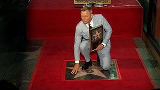 Daniel Craig unveils his star on the Hollywood Wal