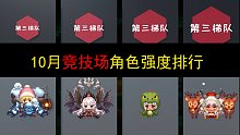 【坎公骑冠剑】10月新版本竞技场角色强度排行，新增醉刀仙“琳”