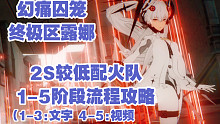 【AE攻略组】幻痛囚笼终极区露娜 2S较低配火队（极昼二共）1-5阶段流程攻略