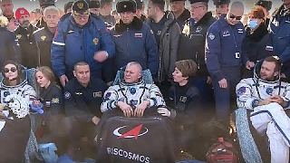 Russian actor, director arrive back on earth from 