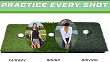 Golf Practice Hitting Mat  Huge 24" x 24" Turf  fo