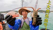 两排渔网一条鱼没看见，老魏无奈之情溢于言表，上大货又亏了工钱