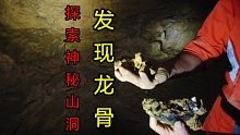 探索神秘山洞，里面竟是原始生物埋葬地，据说是龙骨