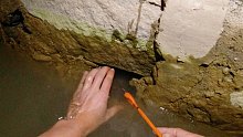 户外打野：这洞一看就有大货，斤级大黄鳝被钓出