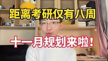 进入冲刺期，十一月考研人需要完成哪些任务？有什么需要注意的地方？|11月规划