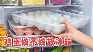 鸡蛋能不能放冰箱？好多人没搞懂，影响到家人健康，早懂早留心