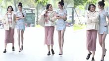 左边姑娘过冬天，右边妹子过夏天，美女的时尚果然只有美女能明白！