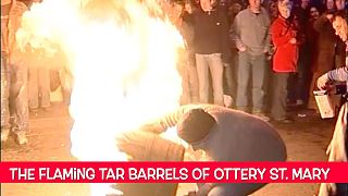 The Flaming Tar Barrels of Ottery St. Mary