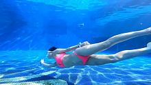 潜水女孩的快乐 #自由潜水 #潜水女孩 #比基尼美女