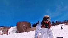 #单板滑雪 #滑雪 Hina #单板平花 