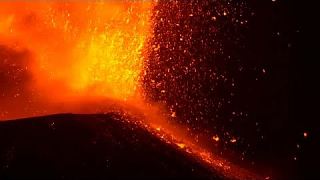 Mount Etna in Sicily has roared back into spectacu