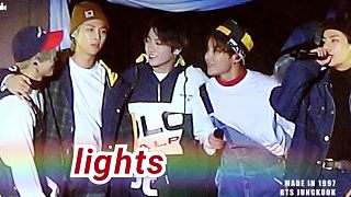 BTS日文新单"LIGHTS"首演现场，终于等到了现场版本