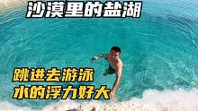 世界上最大沙漠里的盐湖，风景和茶卡盐湖比咋样？不收费还能游泳