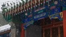 #2021北京第一场雪 #故宫下雪 故宫房顶的冰锥子太美了