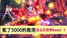 氪了5000的氪佬，是如何被世界boss打的！？