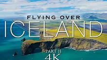 飞越冰岛II夏季金环4K超高清空中自然电影+放松音乐