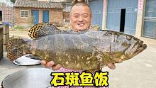 300买条8斤重石斑鱼，阿胖山做传统“鱼饭”，把大鱼当饭吃！