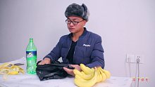作死挑战吃香蕉喝雪碧，没想到最后吐了