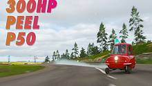 【极限竞速地平线4】真·小钢炮，300匹世界最小量产车Peel P50改装（漂移，拉力测试）