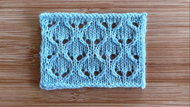 【轻描编织】镂空8字形花样,线条优美,针法简单,织衣服和配饰都大方