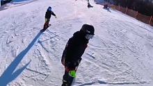 大美松花湖 雪季开板 #拥抱最美冰雪季 #滑雪季 #极限运动