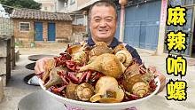 990买9斤响螺，做麻辣响螺鲜美无比，不愧为最好吃的海螺