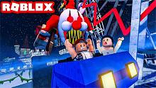 ROBLOX恐怖主题游乐园大冒险2：摩天轮旁边竟然还有巨型僵尸