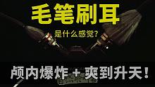 用毛笔刷耳是什么感觉？颅内爆炸+爽到升天！