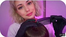 【Belochka】安静梳头发刺激耳朵