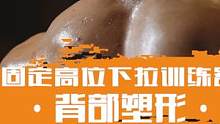 固定高位下拉训练器完美塑造背部，健身小白必看#器械训练 #唯有训练不可辜负 #背部训练 #健身 #精