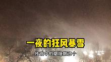 东北新一轮的大暴雪，半夜狂风肆虐，边境小县城如何应对