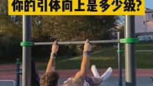 引体向上等级，你能做到哪一步？ #引体向上 #徒手健身 #健身动作大挑战