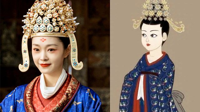终于有第一部复原唐朝命妇冠的剧了!用心做服化道不比买热搜强多了?