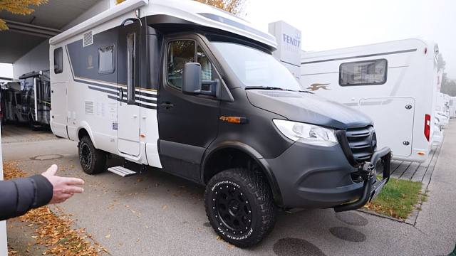 德国海姆奔驰4x4t型房车 - hymer mlt 580 4x4(机翻)