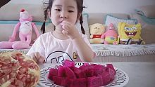 【B站最小吃播】暴风吸火龙果~☝ᖗ乛◡乛ᖘ☝