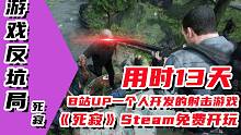 【游戏反坑局】死寂，用时13天一人开发的国产射击游戏，Steam平台免费玩