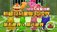 【咖啡罐】《超级马里奥3D世界》100%完整攻略 世界5+世界6攻略！