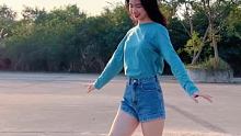 晚风吹动着竹林 月光拉长了身影#舞蹈季
