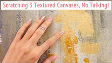 【Villa】画艺布料的快速抓挠～/助眠/Canvas Scratching! * Fast Scr