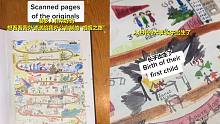 1955到1995年，外婆把自己40年的婚姻之路绘制成册送给了外公，每一页都是他们婚姻每一年的点滴事