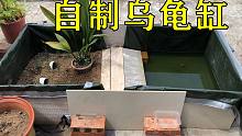 【阳台养龟】花17元自制乌龟缸，几块钱的成本，能养龟吗？