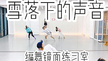 【白小白】《雪落下的声音》编舞镜面练习室