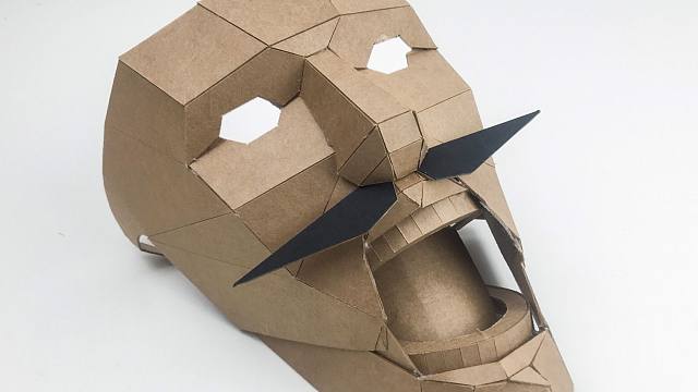 纸板制作的面具拥有最魔性的舌头与洗脑的歌声,来感受一下