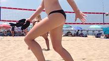 天气好适合看这样的女子沙排~女子沙滩排球真好看 第3弹